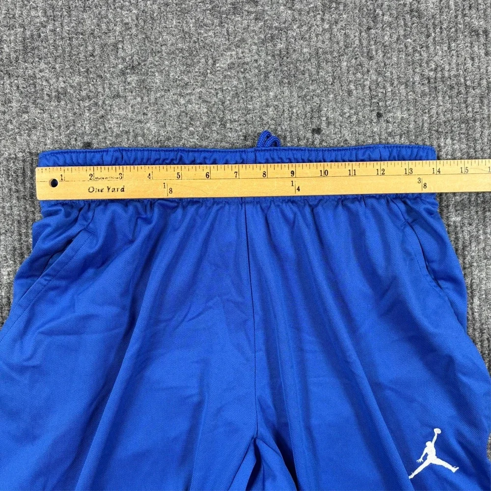 Jordan Dri-Fit Mens Blue Athletic Track Pants Size M Basketball Pull On